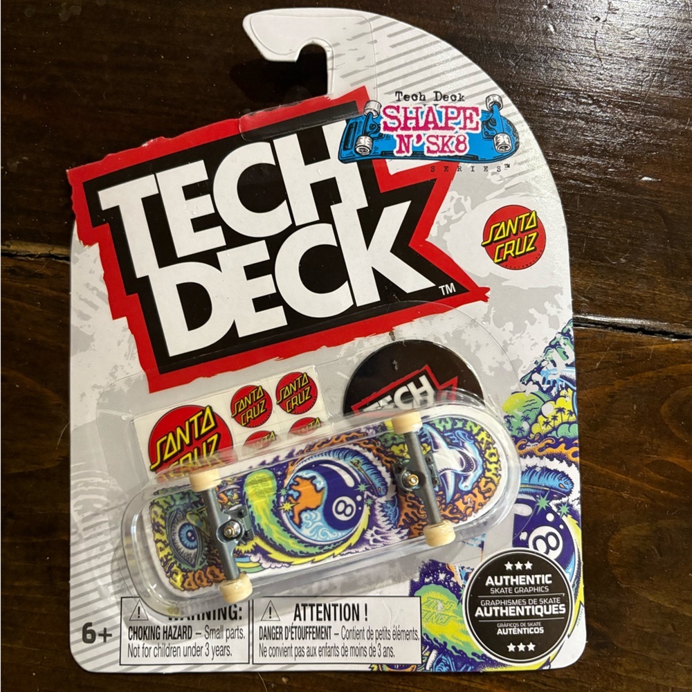 Tech Deck SHAPE N SKATE Santa Cruz Winkowski Dope Planet Fingerboard